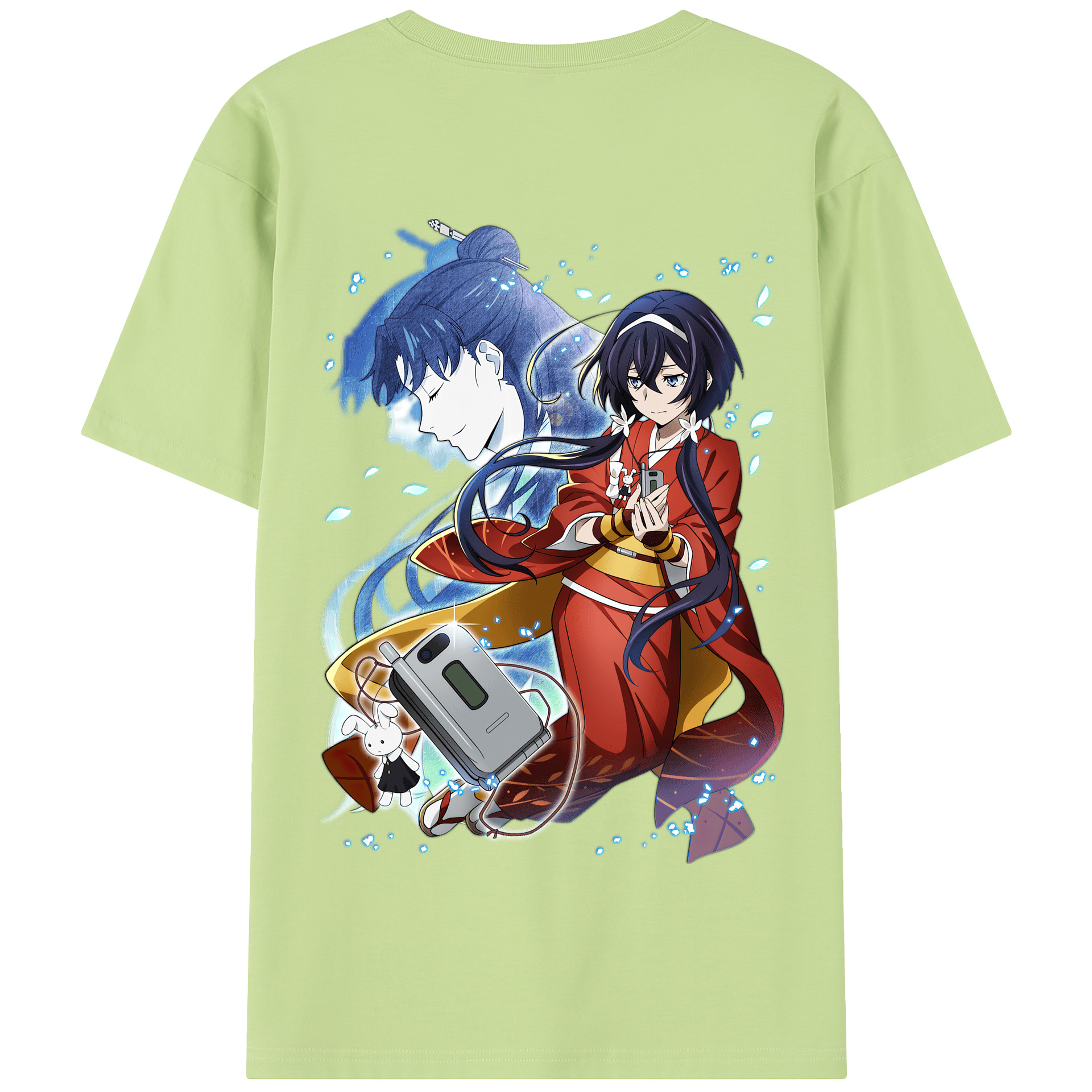 （画像用） 文豪ストレイドッグス Bungo Stray Dogs 綿100％半袖Tシャツ（背面プリント）